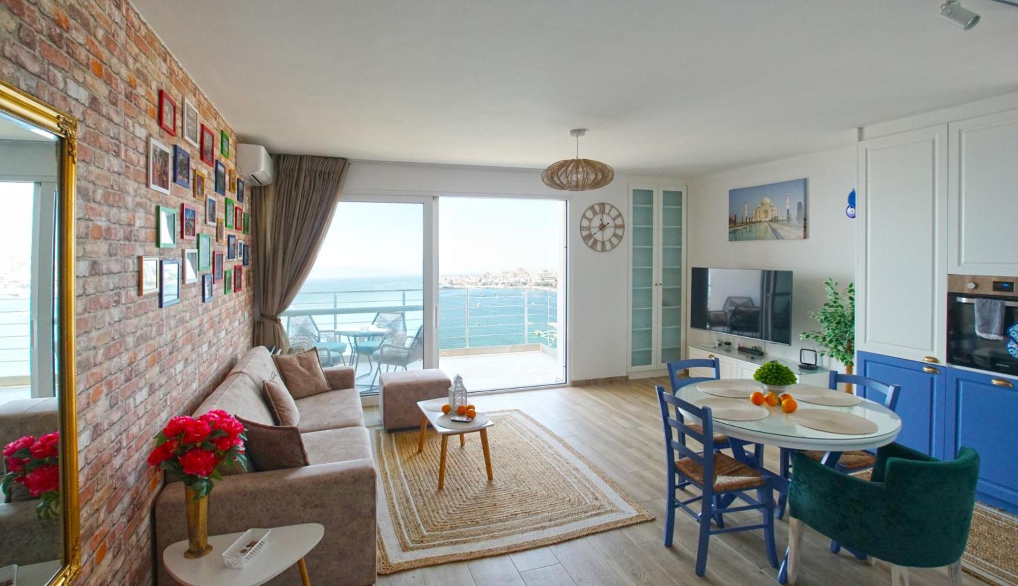 Blue Eye Apartment Sarandë Eksteriør bilde